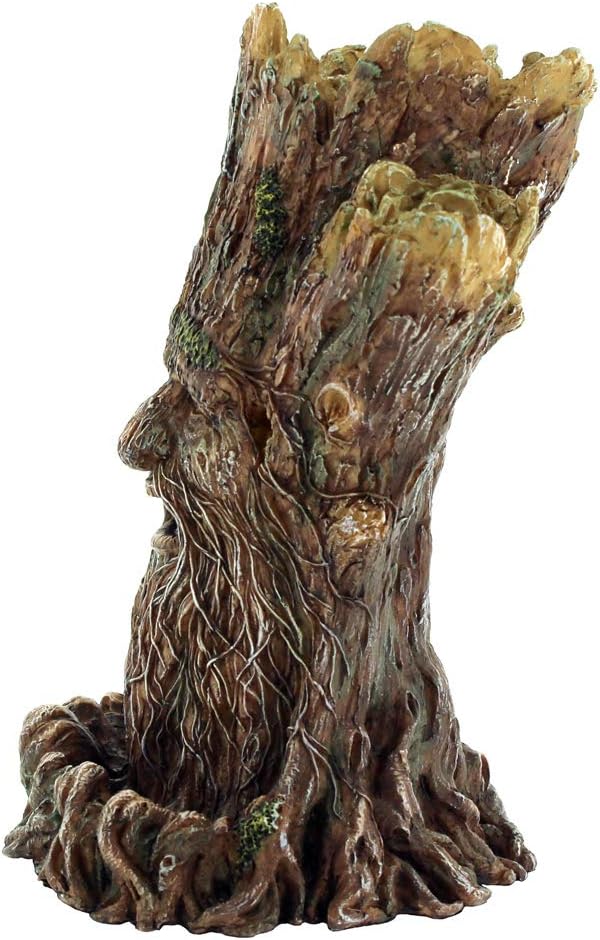 Nemesis Now Tree Spirit Backflow Tower Räuchergefäss, 19 cm, Braun, Kunstharz, Einheitsgrösse