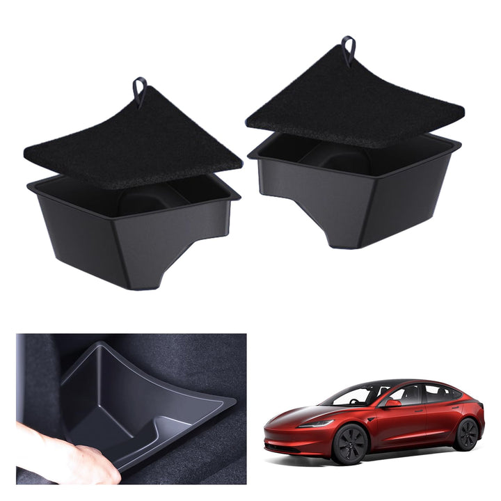 GAFAT Neu Tesla Model 3 Highland 2024 2025 Kofferraum Organizer, TPE Wasserdicht Kofferraum Aufbewah