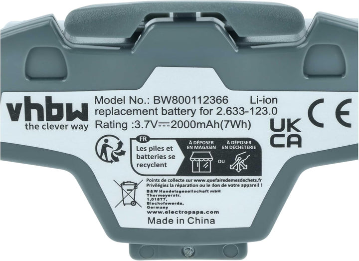 vhbw Akku kompatibel mit Kärcher WV5 Plus, WV50, 1.633-563.0, WV2 2ND, WV55, WV5, WV2 Premium Home C