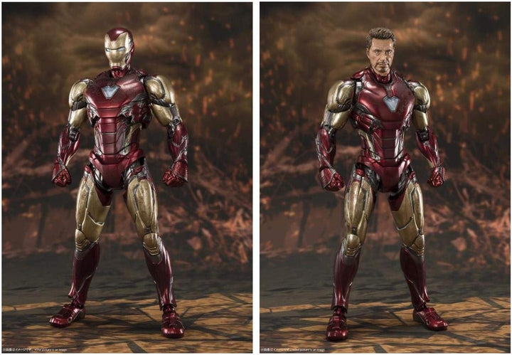 BANDAI S.H. Figuarts Avengers Endgame Iron Man Mark LXXXV Final Battle Edition Mark 85 Tony Stark