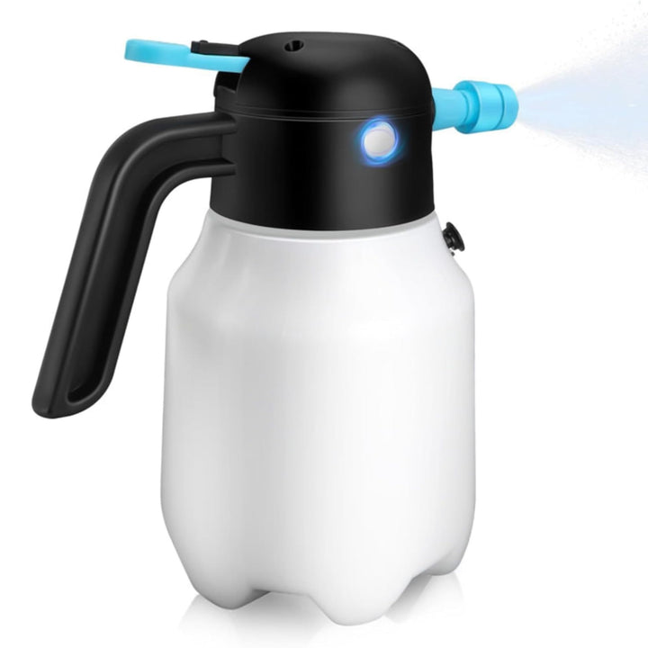 Bewinner 1,8 L Kabelloser Elektrischer Schaumsprüher – Hochdruck PP Sprühflasche für Autowäsche & Ga