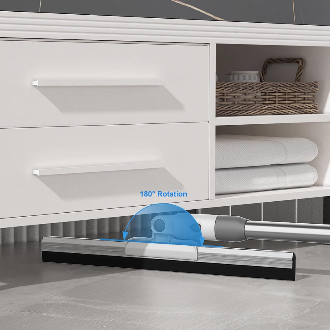 Wasserschieber Abzieher Boden Bodenabzieher Dusche Duschabzieher Langer Stiel, Fensterabzieher Mit S