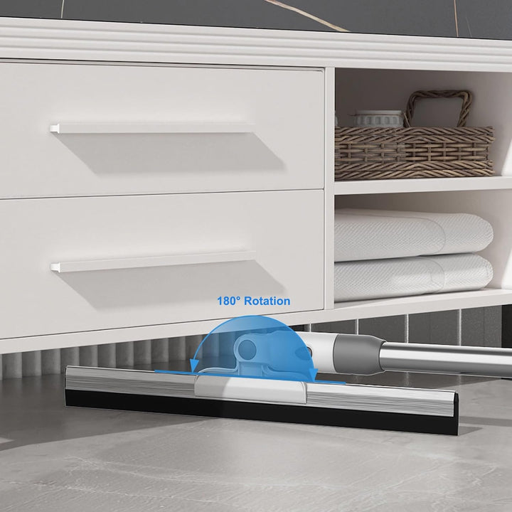 Wasserschieber Abzieher Boden Bodenabzieher Dusche Duschabzieher Langer Stiel, Fensterabzieher Mit S