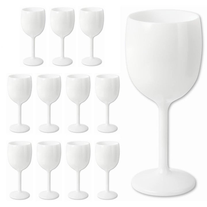Schramm® Mehrweg Weingläser in weiss wählbar 6, 12, 24 oder 48 Stück Champagner Glas Sektflöten Sekt