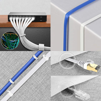 BUSOHE Cat 8 Ethernet-Kabel 10m, Hochgeschwindigkeits- Gigabit RJ45 LAN Netzwerkkabel, 40Gbps 2000Mh