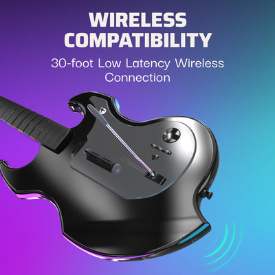 PDP Gaming RIFFMASTER Wireless Guitar Controller for Xbox Series X|S, Xbox One, & Windows 10/11 PC,