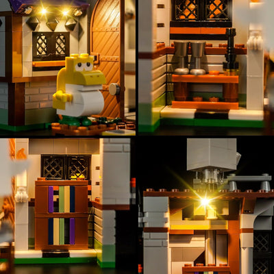 Led Licht Set Kompatibel mit Lego King Boo's Haunted Mansion (Kein Modell), Dekorationsbeleuchtungss