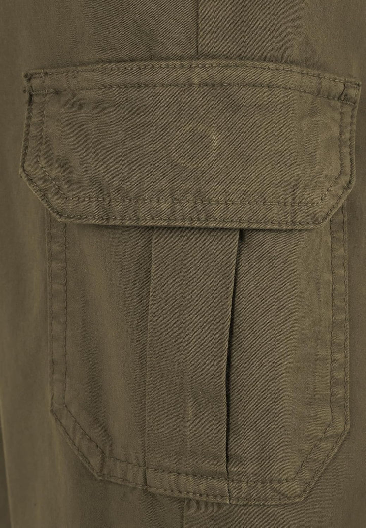 Urban Classics Damen Ladies High Waist Cargo Jogging Pants Hose, summerolive, 26