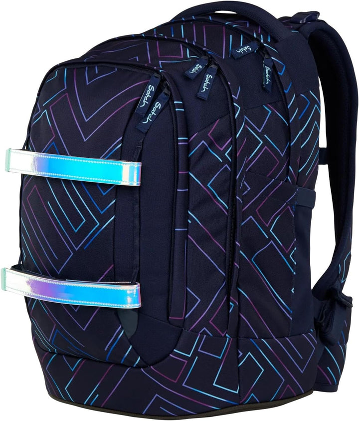 Satch Pack ab 5. Klasse ergonomisch 30L Stauraum standfest Organisationstalent Einheitsgrösse Purple