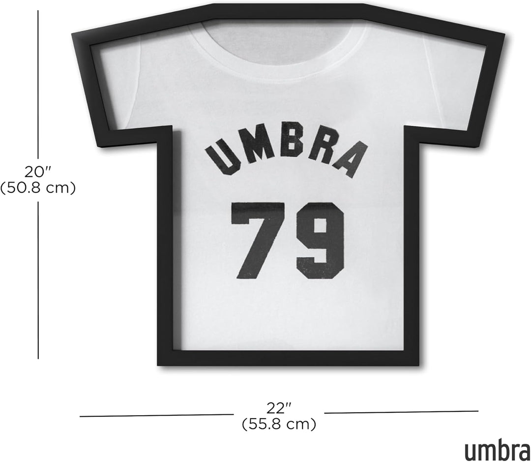 Umbra T-Frame Trikotrahmen – Bilderrahmen für T-Shirts und Trikots für Kinder- und kleine Erwachsene