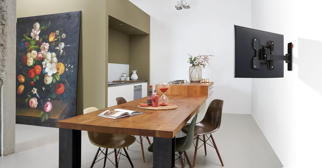 Vogel's WALL 3125 schwenkbare TV Wandhalterung für 19-43 Zoll Fernseher, max. 15 kg, schwenkbar bis
