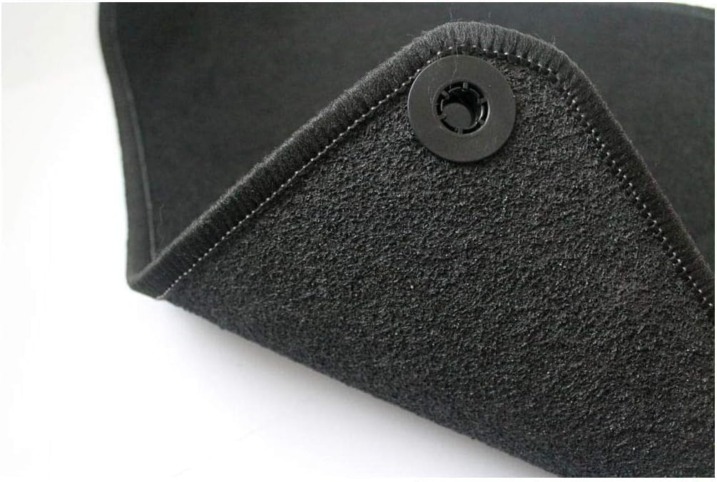 Fussmatten mit Clips 4er Set für Ford Mondeo MK4 4 2007-2014 Velours Automatten Vorne, Hinten + Clip