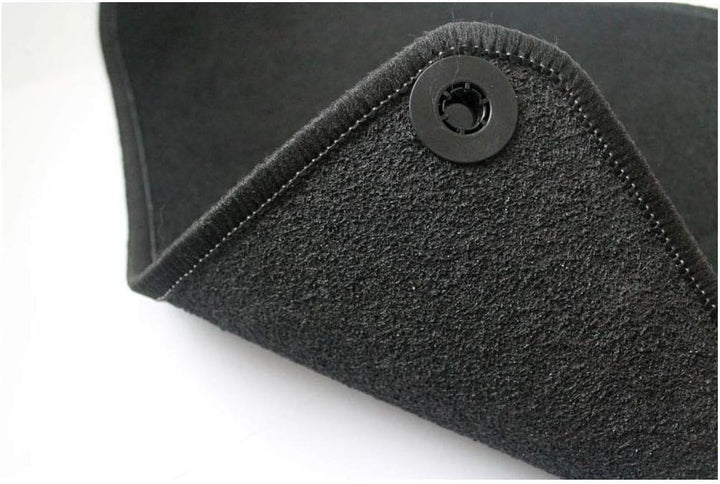 Fussmatten mit Clips 4er Set für Ford Mondeo MK4 4 2007-2014 Velours Automatten Vorne, Hinten + Clip