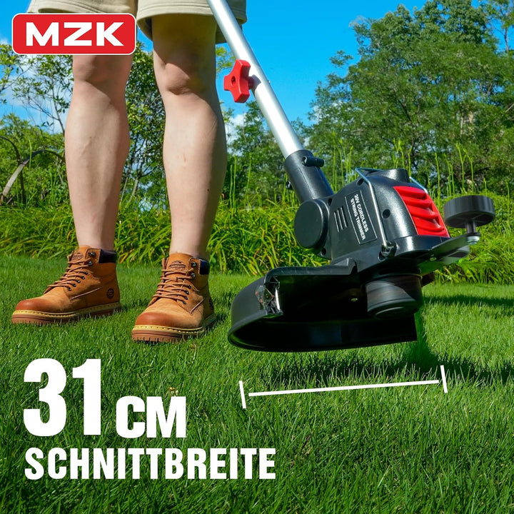 MZK 20V 30 cm Akku-Rasentrimmer & Kantenschneider, batteriebetrieben mit automatischer Fadenführung,