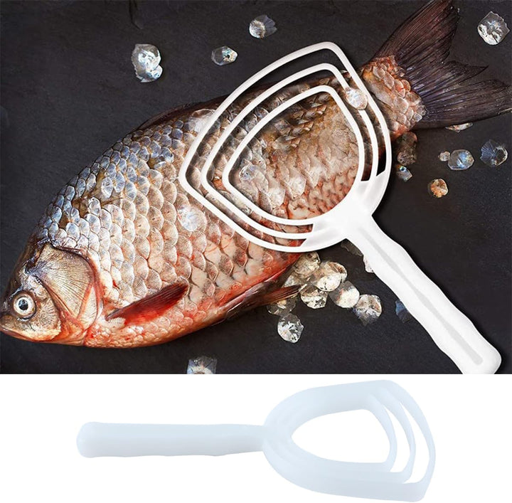 Qury Manueller Fischentschuppe, geeignet für Fischschuppen, gebrochene Knochen, Fleischknochen, Fett