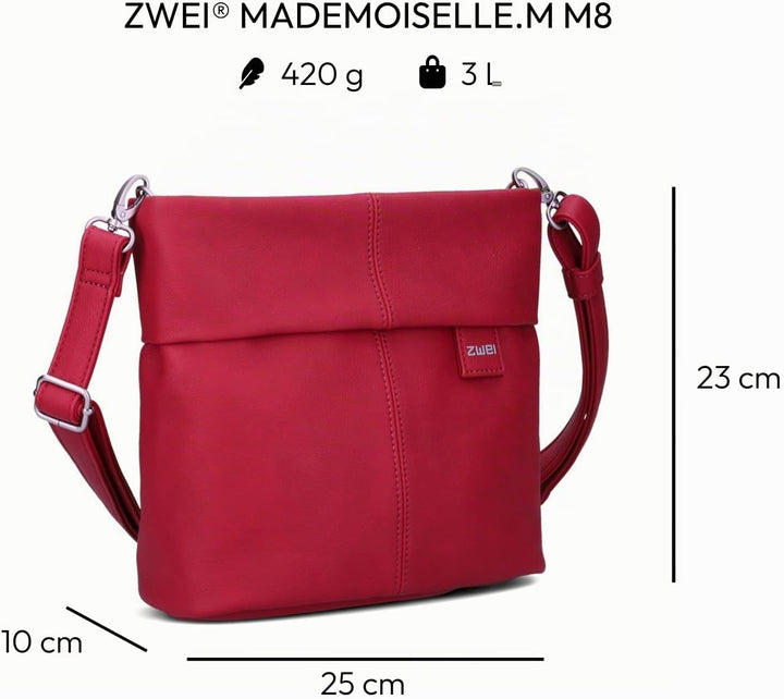 Zwei M8 Umhaengetasche Orange, Orange