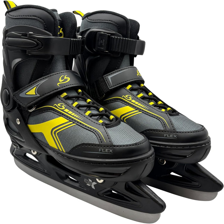 Cox Swain verstellbare Schlittschuhe Polar, Eislaufschuhe für Kinder, Jugendliche und Erwachsene bis