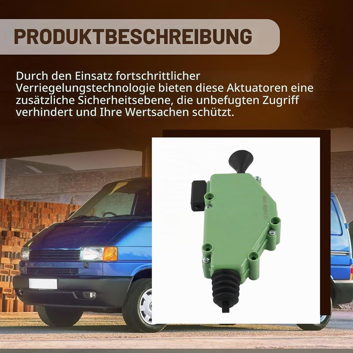 2 Stück Stellmotor mit Zentralverriegelung ZV 4-Polig Stellelement Zentralverriegelung passend für 1