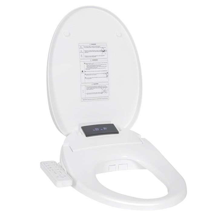 Smart Bidet Beheizter Toilettensitz, WC Dusche mit Selbstreinigungsfunktion, Warmwasser & Trockner,