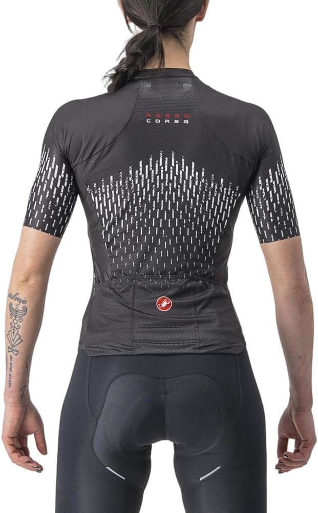 CASTELLI Damen Aero Pro W Jersey T-Shirt L Helles Schwarz, L Helles Schwarz