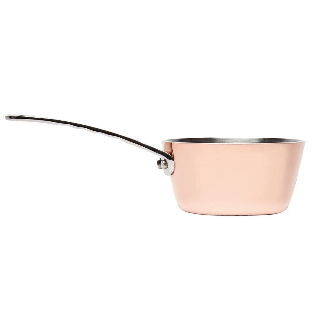 Vogue GG761 Kupfer-Mini-Sautepfanne, 80 x 80 x 40 mm, Edelstahl, silberfarben
