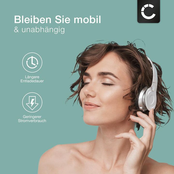 CELLONIC, Akku für Headset kompatibel mit Logitech G435 (220mAh, 3.7V) Ersatzakku 533-000201