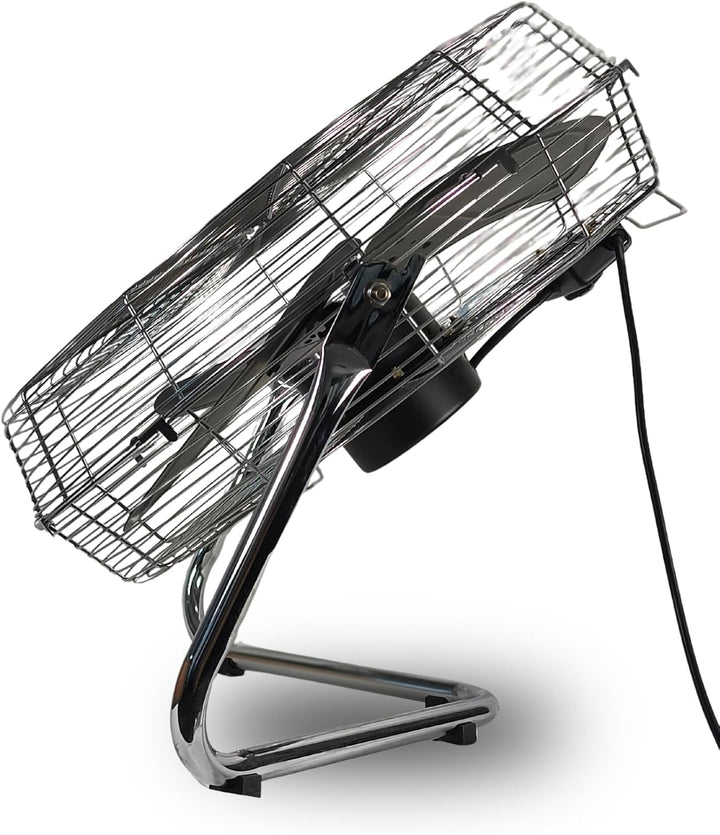 Bodenventilator WDH-FE50X aus Metall mit extra grossem Ventilatorkopf und einem Durchmesser von 50 c