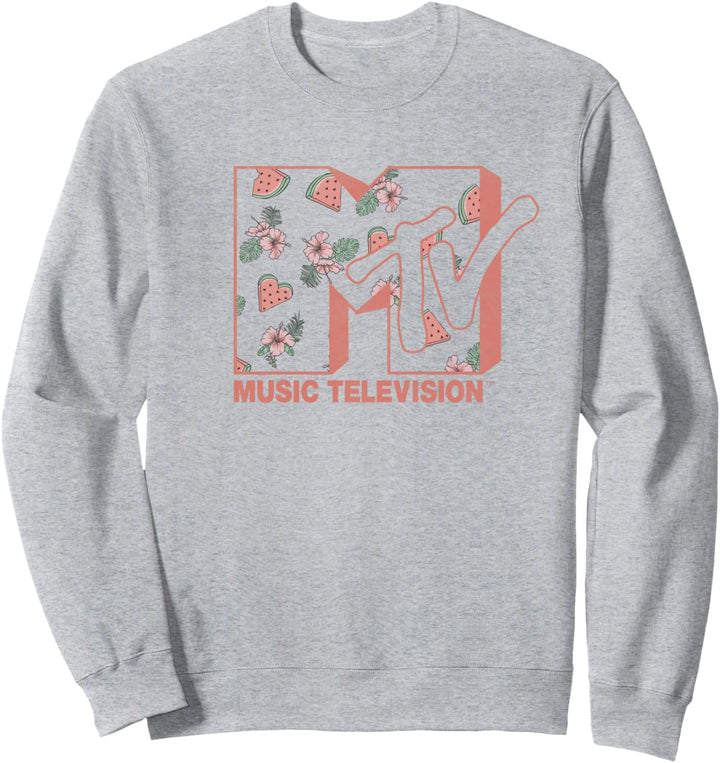 MTV Logo Watermelon Slices Sweatshirt