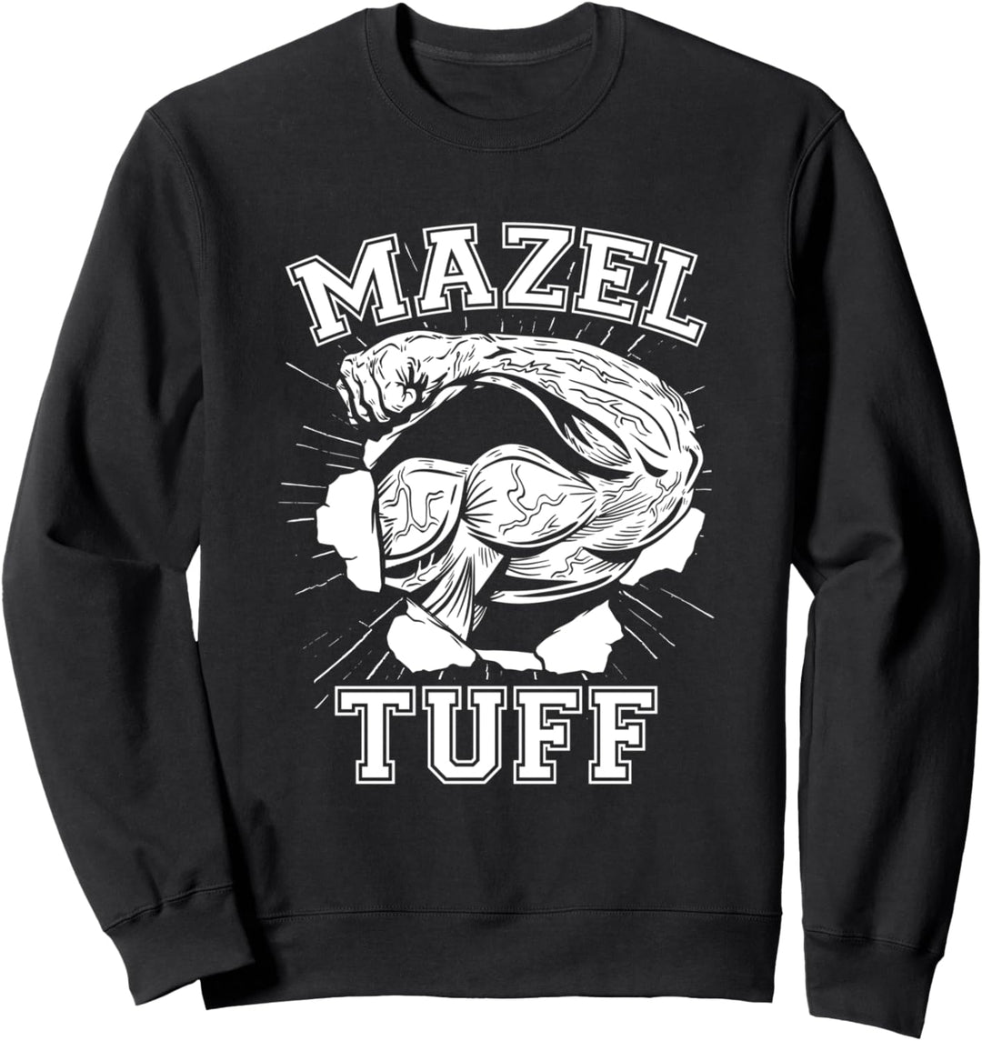 Mazel Tuff Hanukkah Chanukka Jüdisches Mazel Tov Fitness Sweatshirt