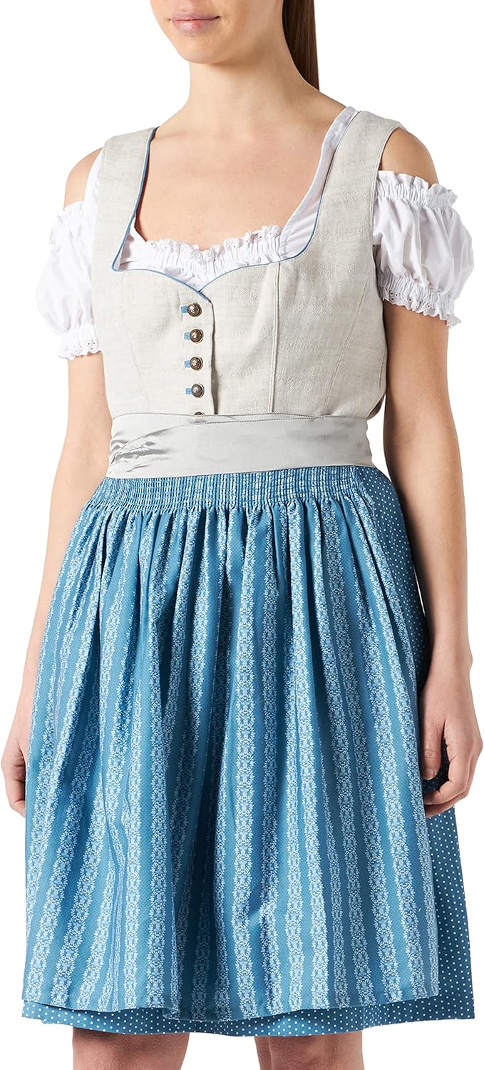 Stockerpoint Damen Lirana Kleid 36 Rauchblau, 36 Rauchblau