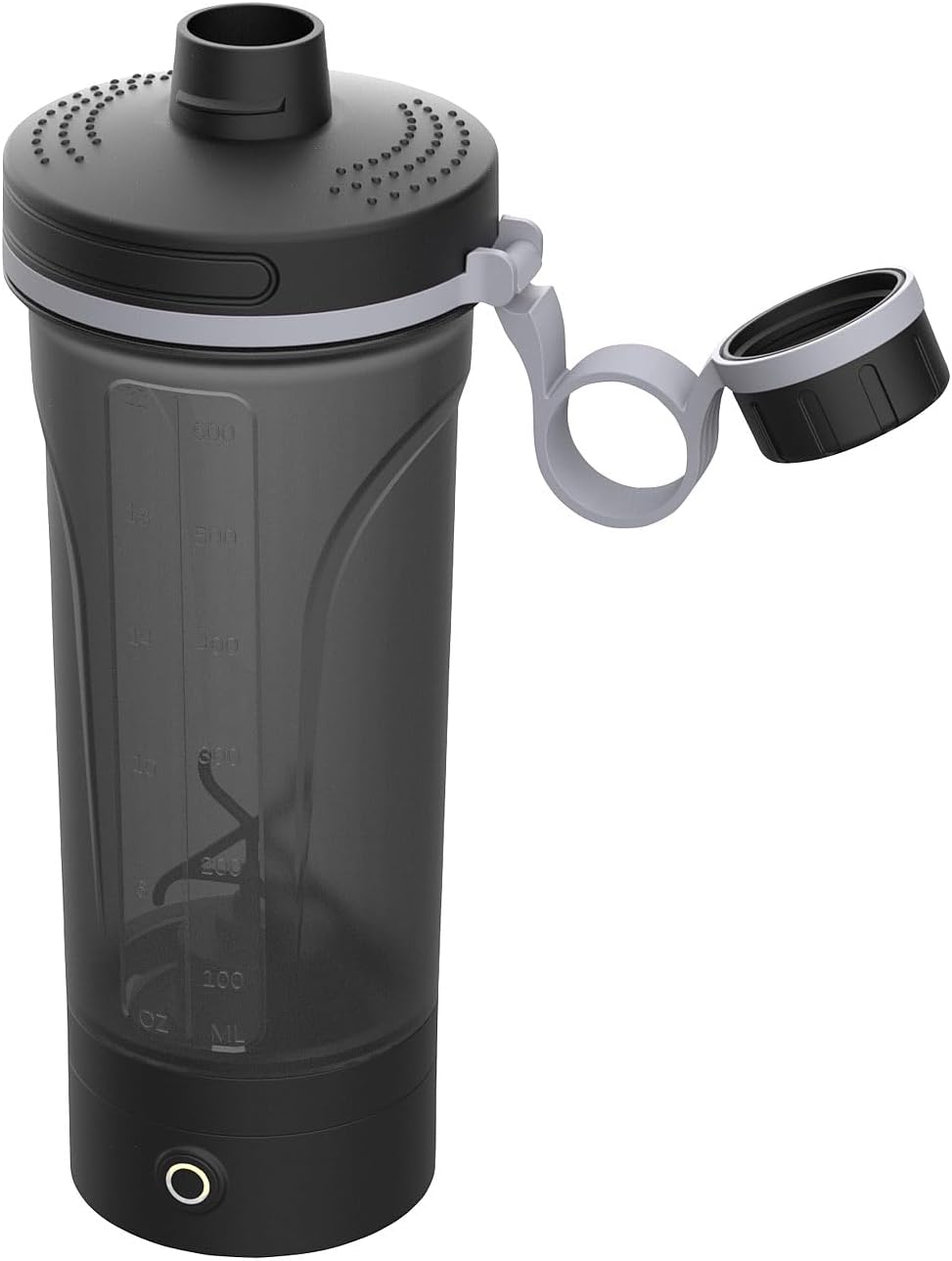 PEARL sports Eiweiss Mixer: 2er-Set Akku-Protein- und Milchshaker, 600 ml, spülmaschinenfest (akkube