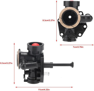 Fdit Vergaser für Briggs & Stratton 499809 498809A 494406 Metall Vergaser Rasenmäher Ersatz Carb