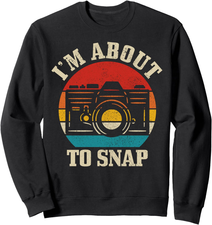 Fotograf Geschenk Kamera Spruch Lustig Vintage Fotografie Sweatshirt