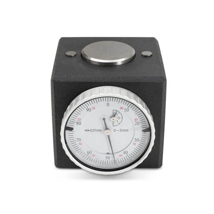 WIKISTORE Z-ACHSEN EINSTELLGERÄT 50 mm, Präzisionskomparator mit Werteskala 0,01 mm, Magnetfuss, Grö