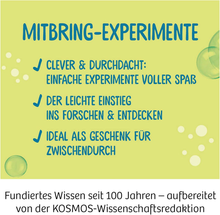 Kosmos 657130 Experimente für die Badewanne, Experimentierspass mit Seifenboot, Wasserrad und Tauche
