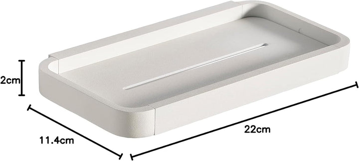 Zone Denmark Rim Duschregal, 22 x 11,4 x 2 cm, Weiss Weiss 22 x 11,4 x 2 cm, Weiss 22 x 11,4 x 2 cm