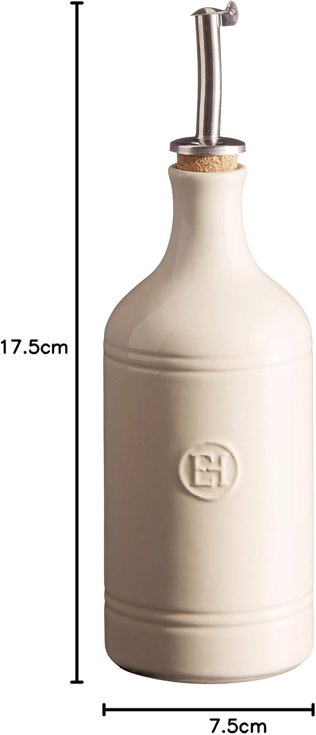 Emile Henry 020.215 keramik Öl Kanne, 0,45 Ltr Clay Single, Clay Single