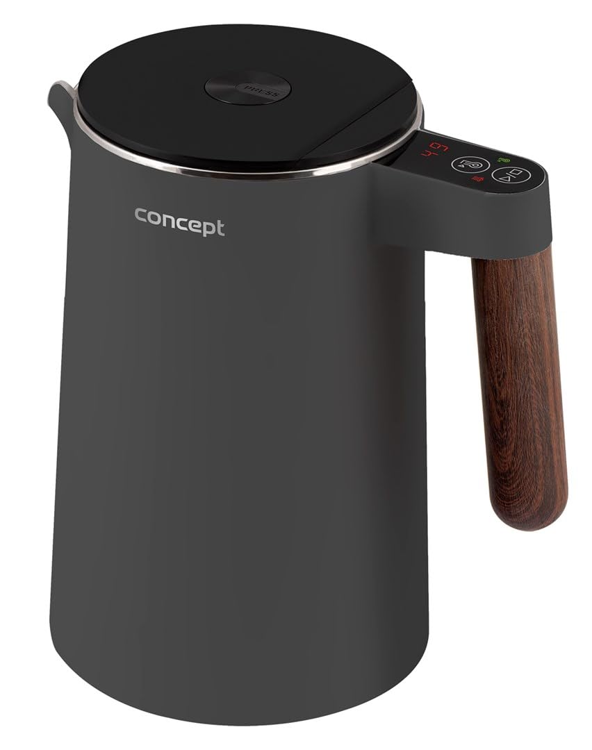 Concept Norwood Wasserkocher aus Edelstahl mit Temperaturregelung 45/60/70/85/90/95/100°C KEEP WARM-