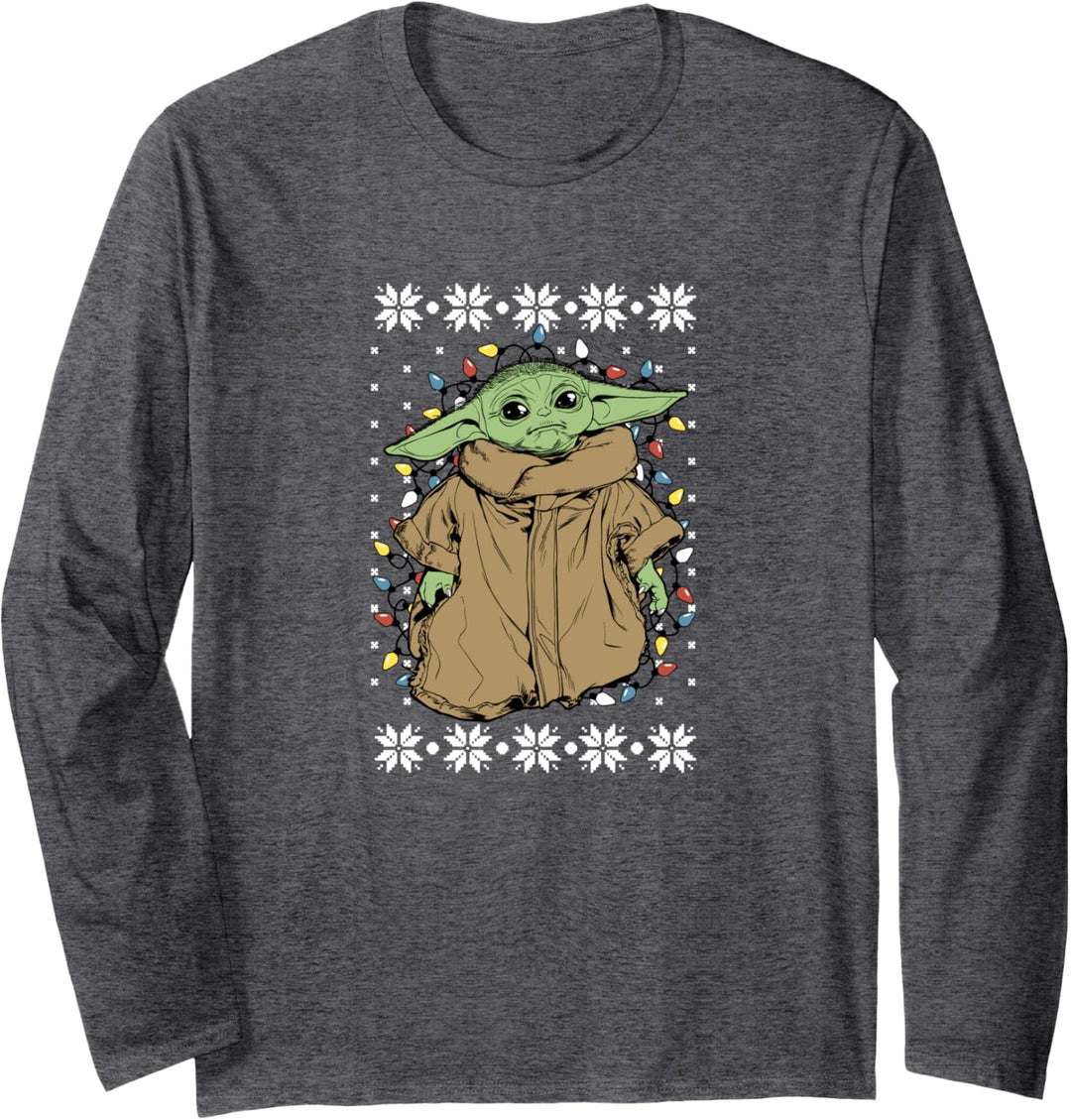 Star Wars: The Mandalorian Christmas The Child Lights Langarmshirt