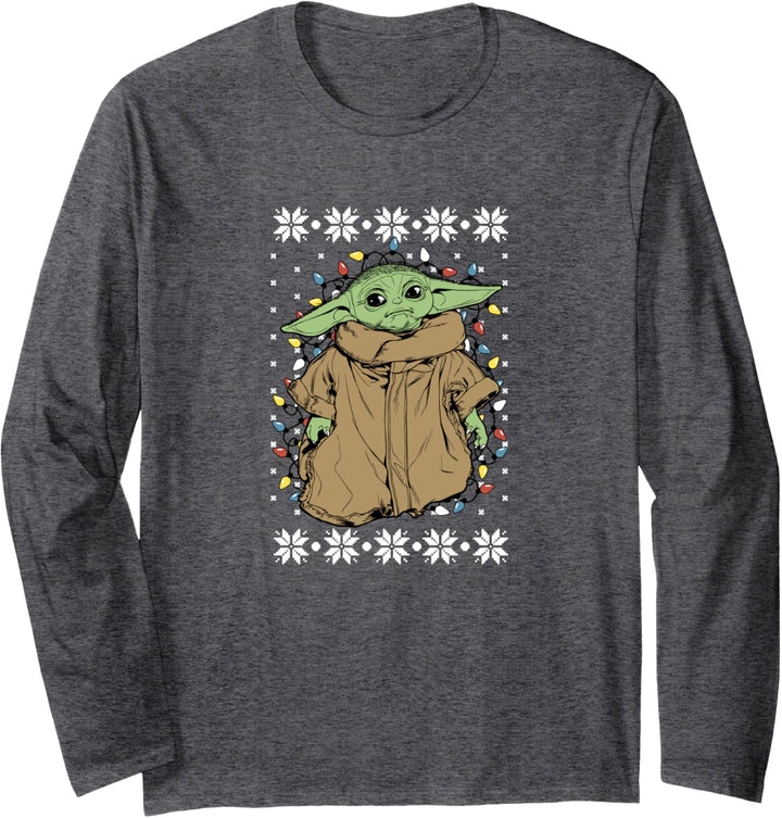 Star Wars: The Mandalorian Christmas The Child Lights Langarmshirt