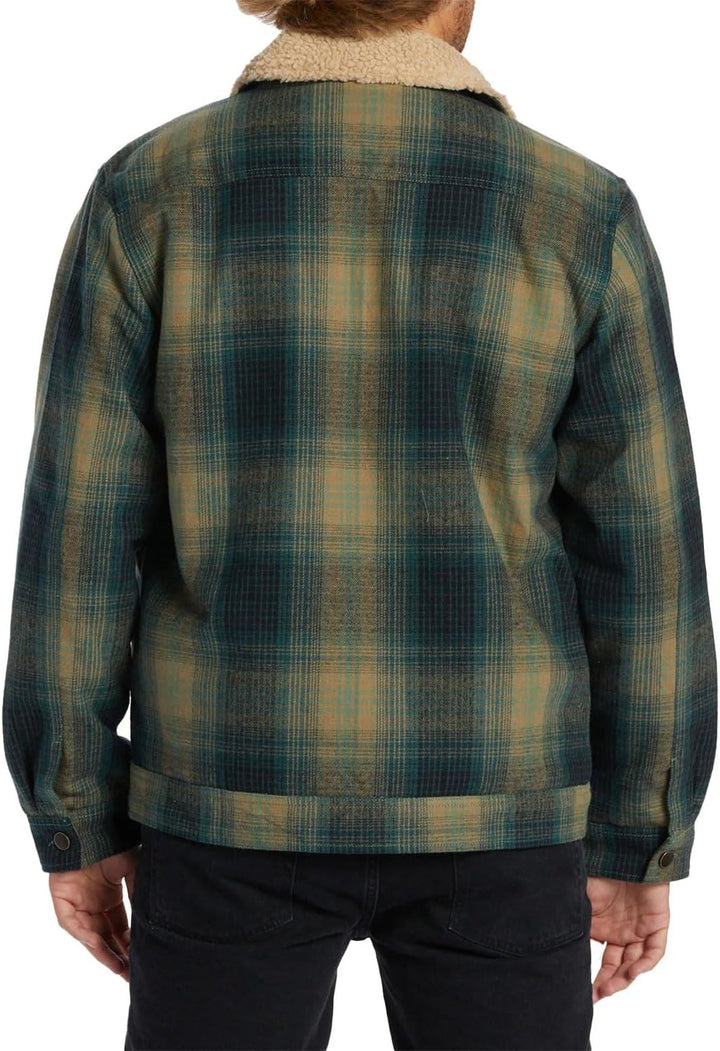 Billabong Herren Barlow Sherpa Windbreaker, Dunkler Wald