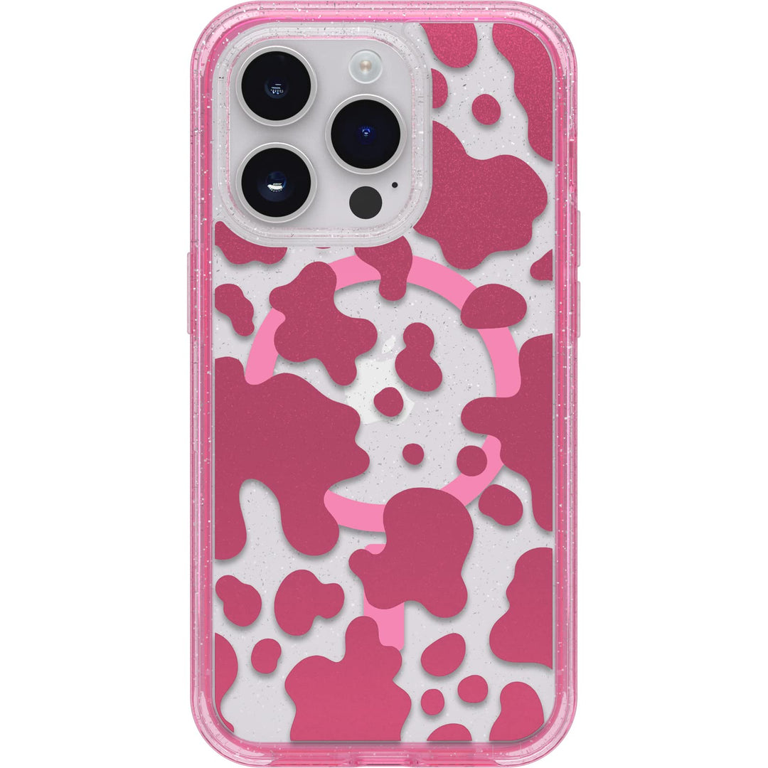 OtterBox Symmetry+ transparente Hülle für iPhone 14 Pro für MagSafe, stossfest, sturzsicher, schütze