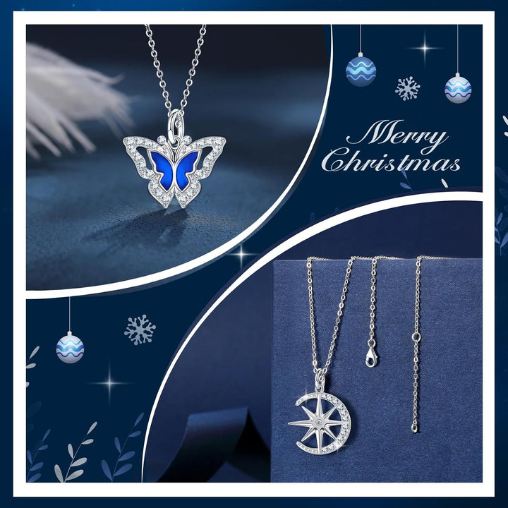 Adventskalender 2025 Frauen Mädchen Schmuck, 24 Füllung Weihnachtskalender Armband Halsketten Charm,