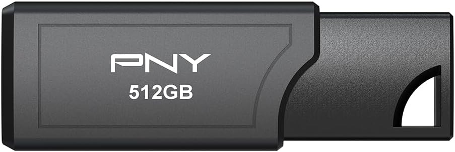 PNY 512GB PRO Elite V3 USB 3.2 Gen 2 Flash-Laufwerk, bis zu 1000 MB/s Lesen & 800 MB/s Schreiben, Ex
