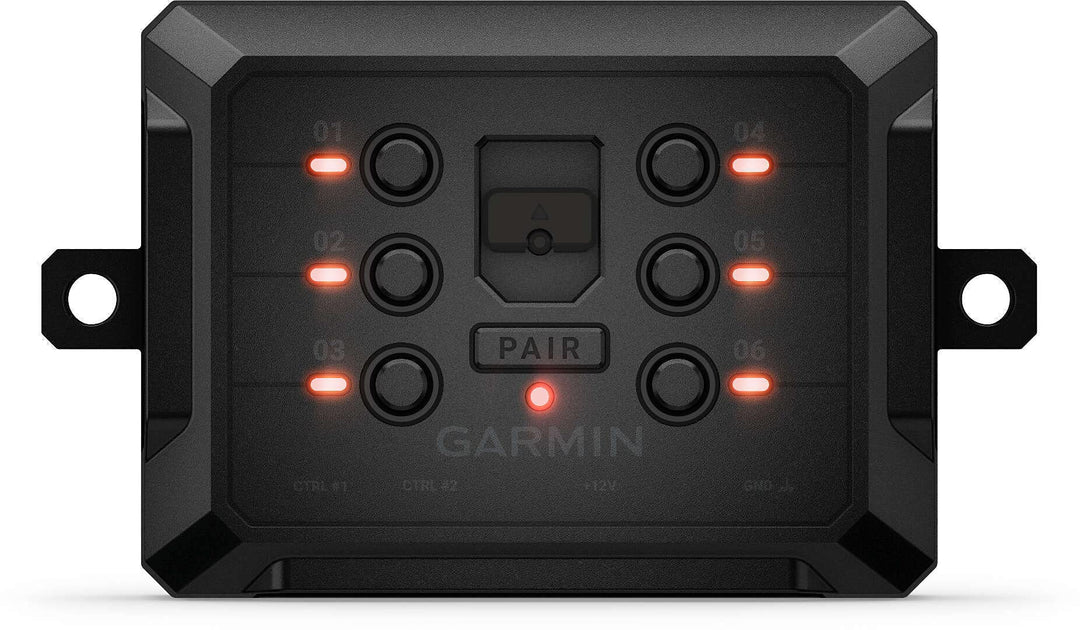 Garmin PowerSwitch – programmierbare Schaltbox mit 6 Schaltern zur Steuerung von KFZ-Zubehör wie Lic