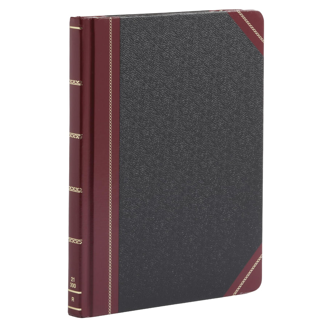 boorum & Allen Pease Record Book Karteikarte, liniert 300 Pages schwarz/red 300 Pages Karteikarte, l
