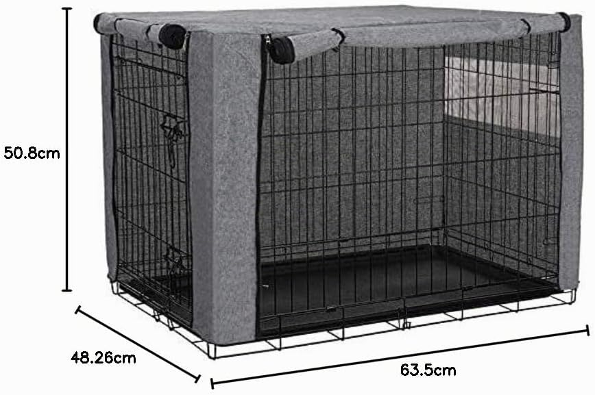 chengsan Hundekäfigabdeckung, Hundekaefig Abdeckung, Hundebox Abdeckung, langlebig, Winddicht, Abdec