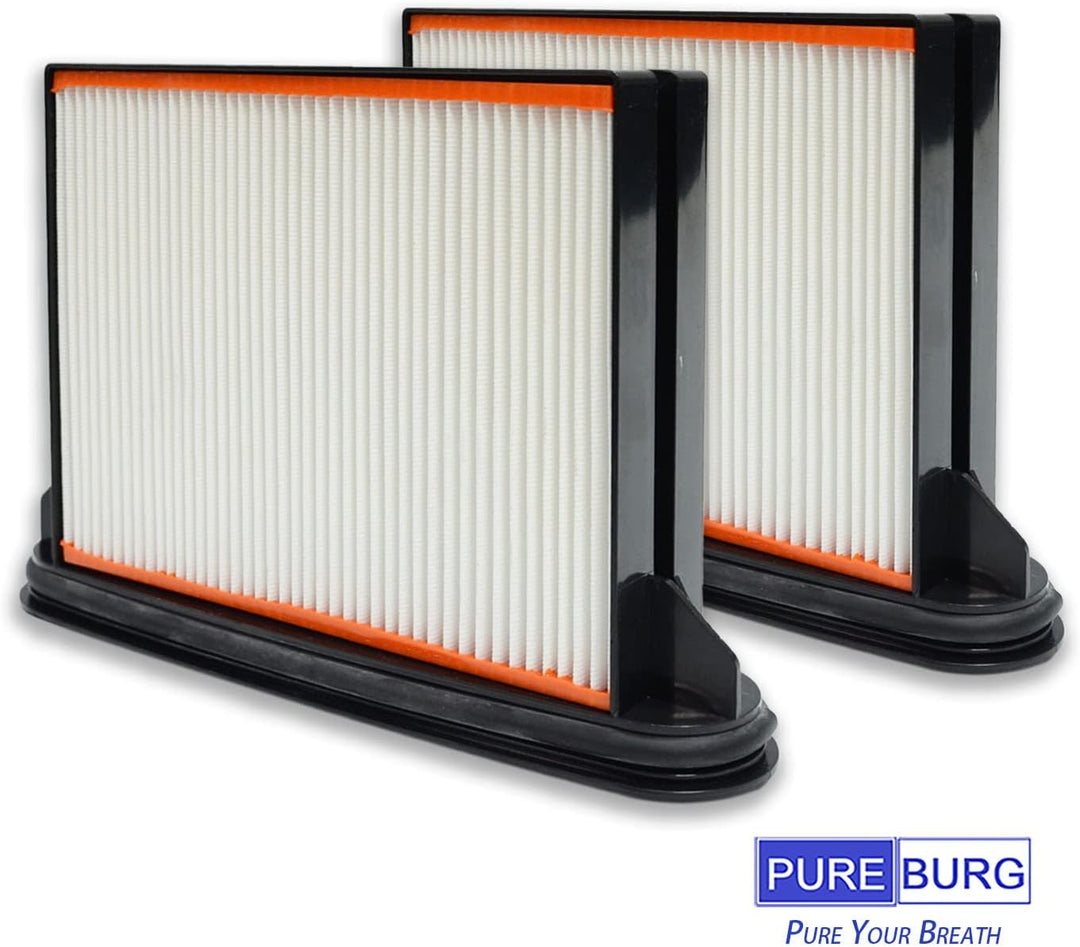 PUREBURG 2er Pack Ersatz Polyester Plissee Filter kompatibel mit Bosch Professional GAS25 GAS 25 GAS