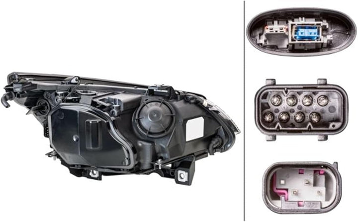 HELLA 1EL 163 079-001 Bi-Xenon/Halogen-Hauptscheinwerfer - links - für u.a. BMW 5 (E60) Links ohne K