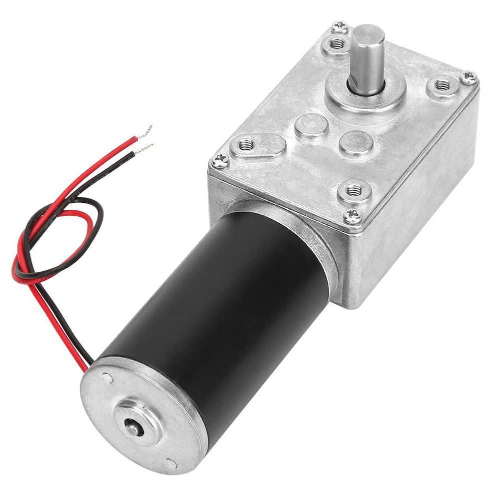 Reversibler Schneckengetriebemotor, DC12V 10-400RPM Hohe Torsionsgeschwindigkeit reduzieren Getriebe